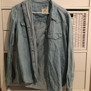 Zara blue button down